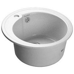 Granfest Мойка кухонная Rondo GF-R450 Белый – фотография-2